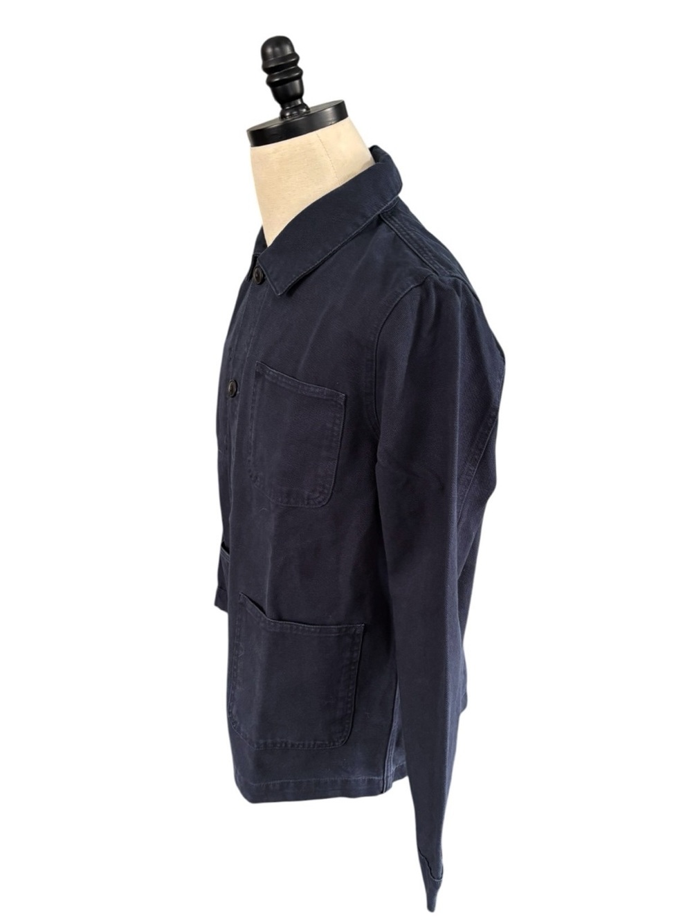 Lafaurie Braque Painter’s Jacket in heavy canvas -Blue | Large - Picture 3 of 15